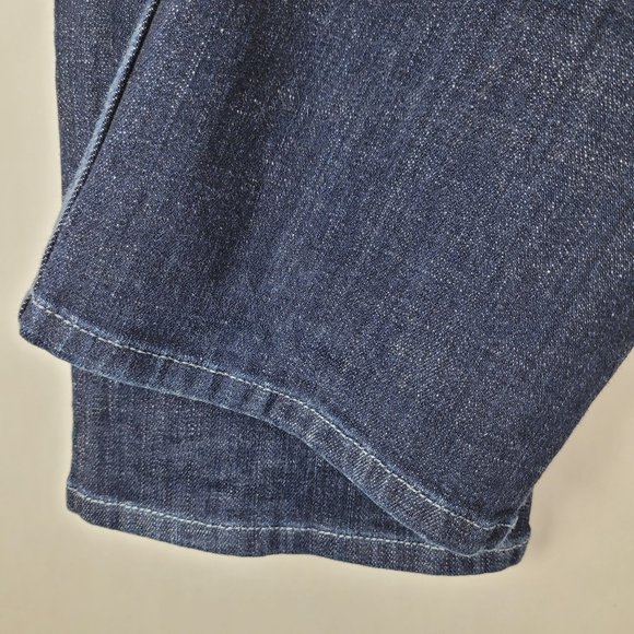CAbi Lou Lou Dark Wash Straight Leg Jeans 10 #201 - Picture 7 of 8